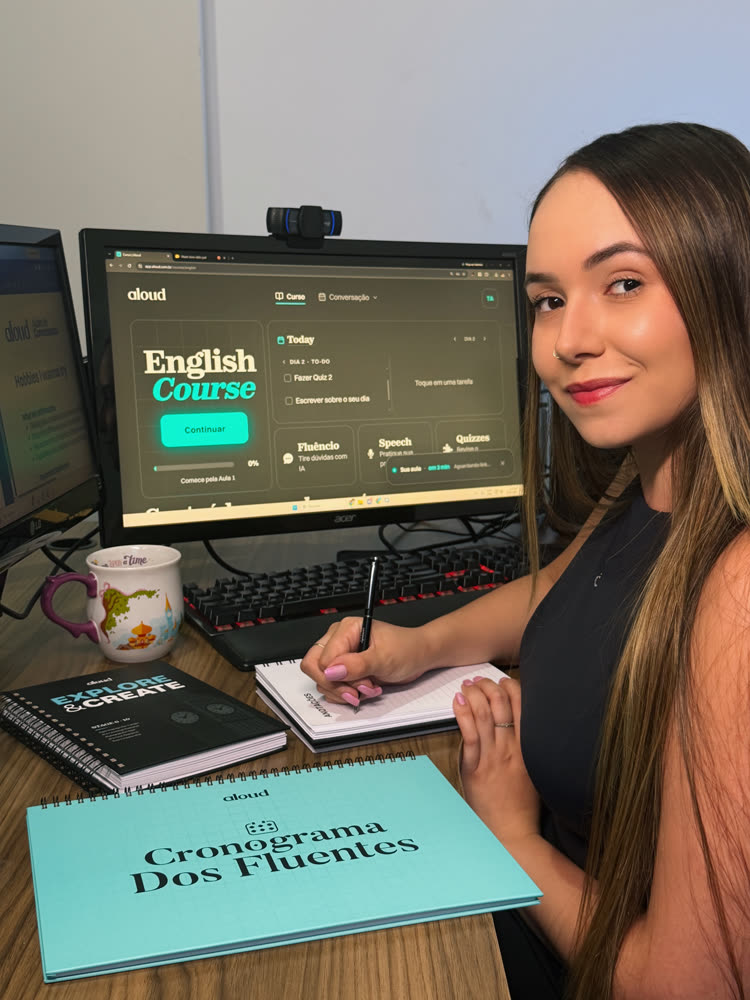 Estudando inglês com a ALOUD